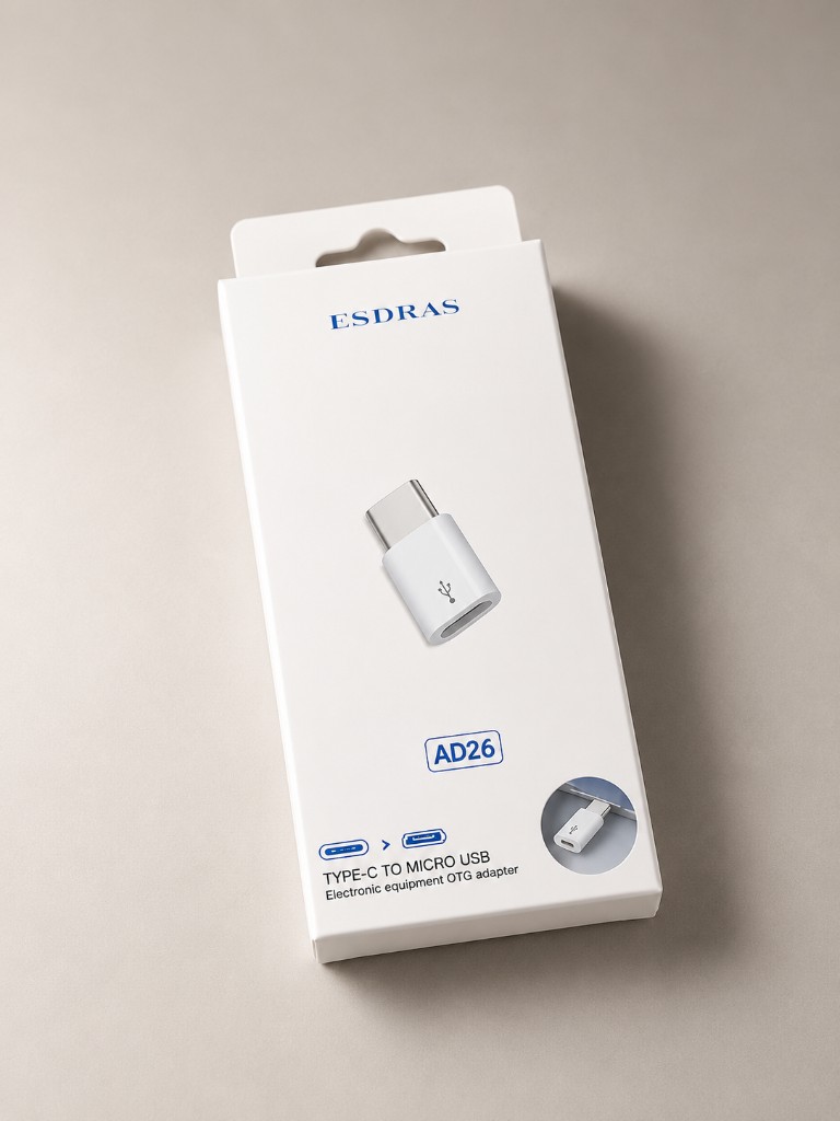 ESDRAS Adaptor Type-C → Micro USB OTG (AD26)
